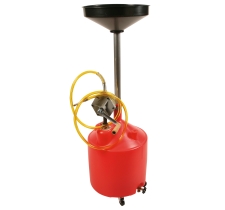 18 Gallon Oil Drain with Rotary Hand Pump